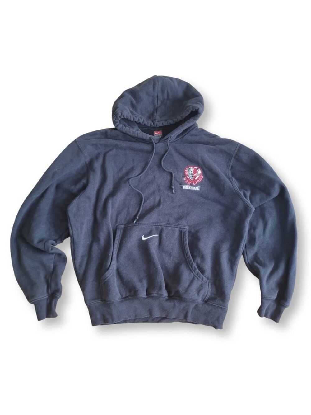 Nike Team ORKLIONS Heavy Cotton Black Basketball Hoodie (S)